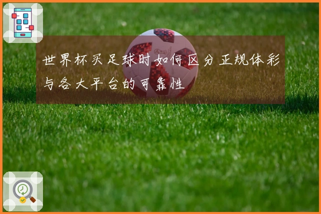 世界杯买足球时如何区分正规体彩与各大平台的可靠性